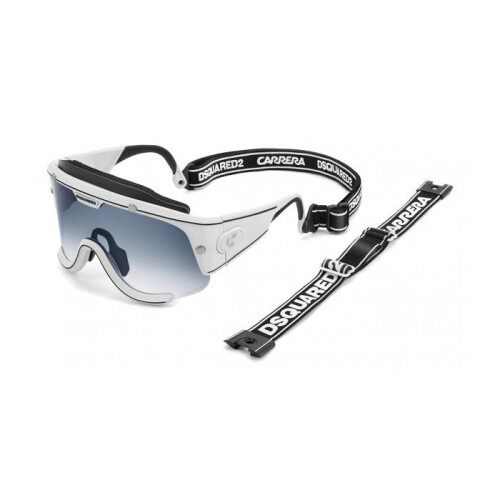 Gafas de sol - DSQUARED² - D2SPEED - Blanco mate - Máscara - Poliamida