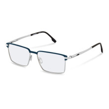 Sehhilfen - RODENSTOCK - R7187 - Dunkelblau/Silber - Metall - 57-16-145