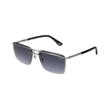 Óculos de Sol Police SPLV32 60/17/145 Rutenio brilhante total Metal MAN SPLV32