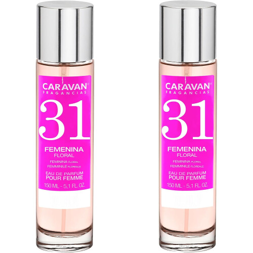 Caravan nº31, conjunto de 2 perfumes para mulher, 150 ml, notas florais