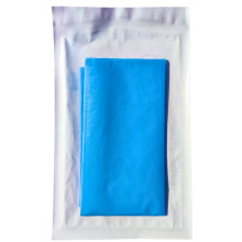 DOC Toalhas cirúrgicas estéreis em TNT, 50 x 50 cm, conjunto de 10 unidades, azul, impermeável para uso sanitário e dentário
