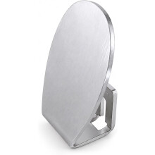 Pedal para porta, aço inoxidável, cinzento