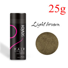 Sevich fibras para el cabello con queratina, 25 g, spray espesante para crecimiento instantáneo, marrón