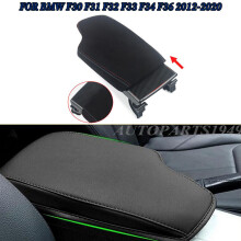 BMW, armleuninghoes voor schuifbare armleuning, M Performance stijl, zwart, voor Serie 3 en Serie 4