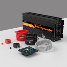 EDECOA inversor de corriente de onda sinusoidal pura, 3500W, 12V a 220V-240V, fuera de red