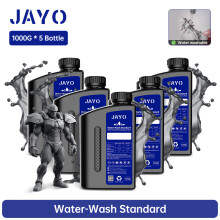 JAYO Résine pour Imprimante 3D Lavable à l'Eau Type ABS, Gris Foncé