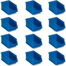 Tayg conjunto de 12 gavetas de plástico apilháveis nº54, 33,6x21,6x15,5 cm, organizador de parafusos