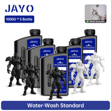 JAYO Résine 3D Lavable à l'eau ABS-Like, Lot de 5 bouteilles, compatible LCD/DLP/SLA