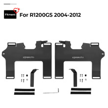 KEMIMOTO Rails de bagages pour BMW R1200GS 2004-2012, Acier inoxydable noir, Support valise Vario