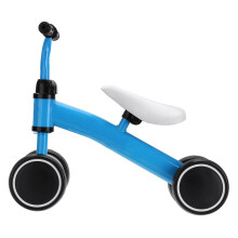 (One Size, Blue) Baby Balance Bike 4 Wheel Toddler Ride On Toy