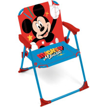 ARDITEX cadeira dobrável com braços Mickey Mouse Disney, 38x32x53cm, para jardim e camping