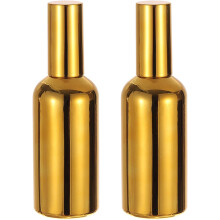 QUARKZMAN conjunto de 2 pulverizadores de cocktail de aço inoxidável, 100 ml, dourado