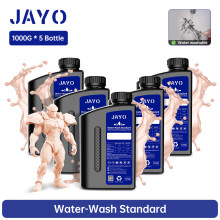 JAYO Résine 3D Lavable à l'eau type ABS, Lot de 5 bouteilles, pour imprimantes LCD/DLP/SLA