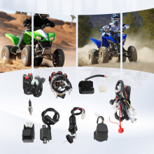 ATV kabelboomset, complete elektrische bedrading, voor 4-takt QUAD 125-250cc, zwart