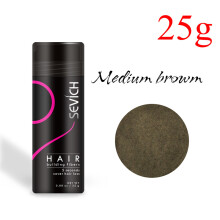 Sevich fibras para el cabello con queratina, 25g, marrón, medio