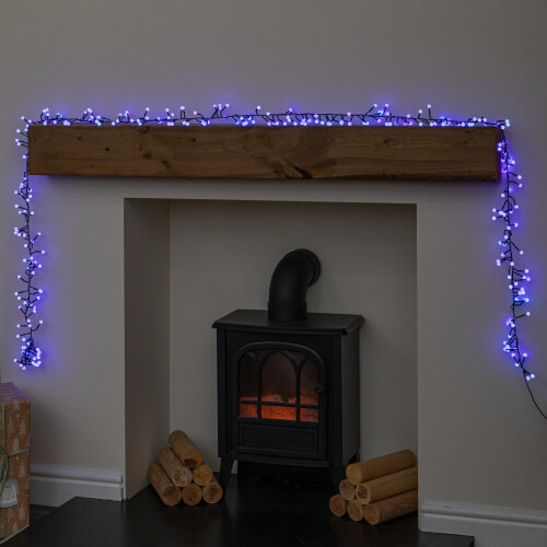 5m 500 LED Colour Changing Globe Cluster Christmas String Lights 1