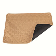 Tapis d'urine réutilisable et lavable pour chien et chat, Imperméable et absorbant, Kaki, 50X70Cm