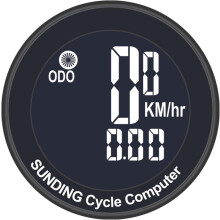 HUIOP computador de bicicleta sem fios, velocímetro impermeável e odómetro multifuncional