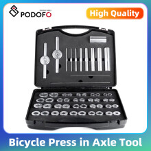 Podofo Kit d'installation de roulements de vélo, 22 pièces, alliage d'aluminium, pour moyeux et roues