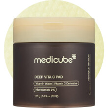 medicube Toner Pads Deep Vita C Facial Toner Pad for Uneven Skin Tone Care