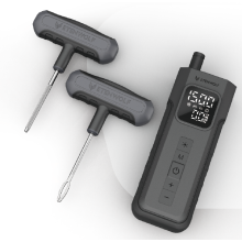 ETENWOLF C2 Combo draagbare bandenpomp en bandenstekkerset, grijs, voor auto en SUV