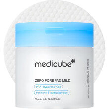 medicube Toner Pads Zero Pore Pad Mild 2.0, Gentle Exfoliation & Pore Care