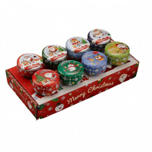 Geurende kerstkaarsen, 8 stuks, seizoensgebonden feestkaarsen voor kerstfeestjes, familiebijeenkomsten en ontspanning.