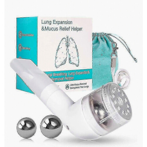 Lung Exerciser Mucus Removal Device Natural Respiratory Therapy for Clearing Airways and Improving Breathing Function