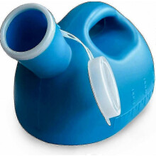 Botella urinaria portátil para hombre de 2000 ml para viajes, camping y uso hospitalario con diseño a prueba de fugas.