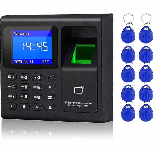 Biometric RFID Access Control System with Keypad USB Fingerprint Reader Electronic Time Attendance Machine