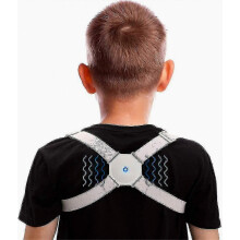 Smart Posture Corrector Brace with Vibration Alert Adjustable Back Support for Adults Teens Kids Posture Training Device