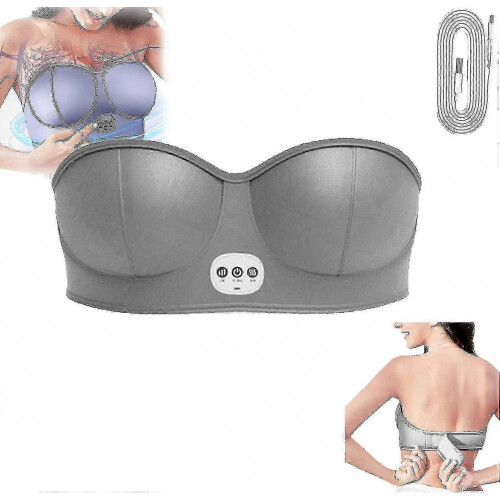 USB Rechargeable Bust Massager 3 Vibration Modes Chest Firming Anti Sagging Effects