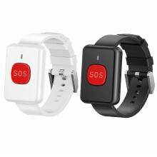 Elderly SOS Pager for Living Alone One-Button Emergency Alarm Watch-Style Wireless Remote Alert System