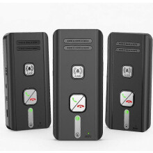 Home Intercom System Wireless 3 Pack Expandable to 6 Units Room-to-Room Communication 1600ft Long Range Auto Answer Magnetic Wall Mount 30-D