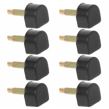 Replacement Heel Tips for Women's High Heel Shoes, 4 Pairs of Shoe Repair Caps for Heel Maintenance and Restoration