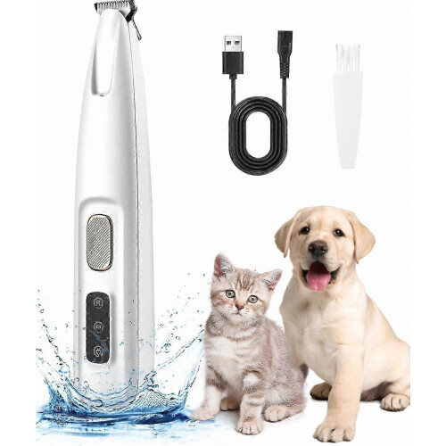 Quiet and Efficient Pet Nail Trimmer with LED Light for Safe Grooming