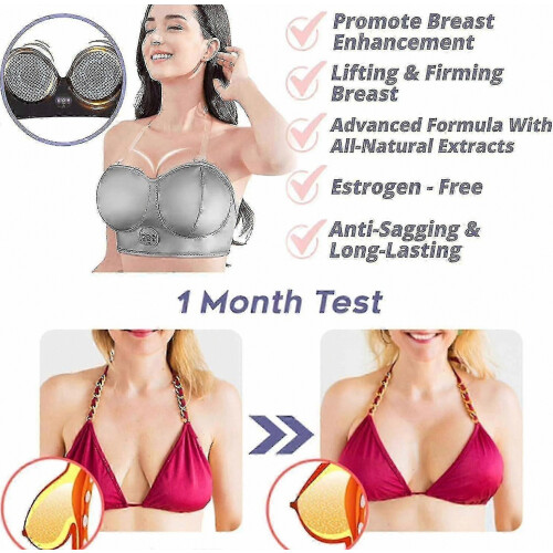USB Rechargeable Bust Massager 3 Vibration Modes Chest Firming Anti Sagging Effects 2