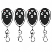 4-Pack 433.92MHz Gate Opener Remotes for 4-Channel Garage Door Transmitters