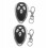 2-Pack Remote Control for Alutech AT4 Garage Gate, 433MHz 2