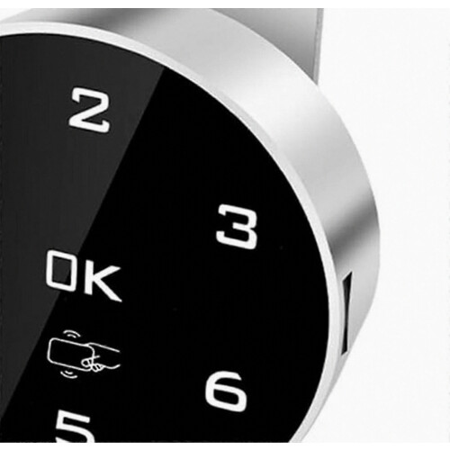 Digital Combination Lock for Cabinets, Keyless Electronic Door Lock, Smart Locker Lock with Two Keys 1