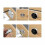 Digital Combination Lock for Cabinets, Keyless Electronic Door Lock, Smart Locker Lock with Two Keys 3