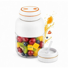 Draagbare blenderbeker, USB-oplaadbare persoonlijke smoothie-sapfles, reismixer, fruitjuicer