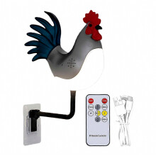 Applique da parete con design a gallo, lampada dimmerabile, decorazione murale per camera da letto, corridoio, soggiorno, bar, cabina, dormitorio-A