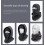 Winter Wool Balaclava Ski Mask Is Warm and Fully Protected-Dark Grey 3