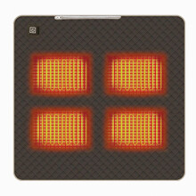 Tappetino riscaldante per sedili auto e ufficio con controllo intelligente della temperatura per un comfort ottimale in ufficio.