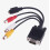 Cavo adattatore VGA a AV TV S-Video 3 Convertitore audio video resistente per PC computer 1