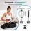 360 μοιρών Handcrank Arm Forearm Force Trainers με Led Lights Φορητό Workout Fit για την εκπαίδευση ώμων καρπο 4