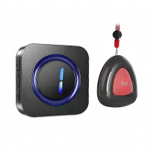 New Tech Compatible Wireless Caregiver Pager System Nurse Alert System With IP55 Waterproof SOS Button compatible Elderly Monit CS fast