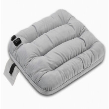 Cuscino riscaldante per sedia da ufficio, portatile, alimentato tramite USB, lavabile, per riscaldare vita, schiena e addome.
