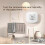 WiFi Temperature Humidity Sensor Multifunction Temperature Sensor for Living Room Home 4